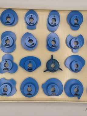 Vintage Singer Buttonholer Cam Set 24pc COMPLETE Set Sewing Machine Attachment's